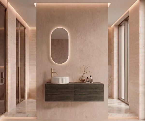 Pack ROCHELLE + encimera Dekton + lavabo estriado 2
