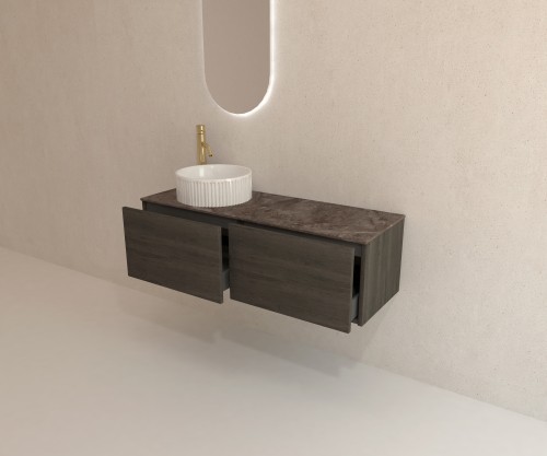 Pack ROCHELLE + encimera Dekton + lavabo estriado