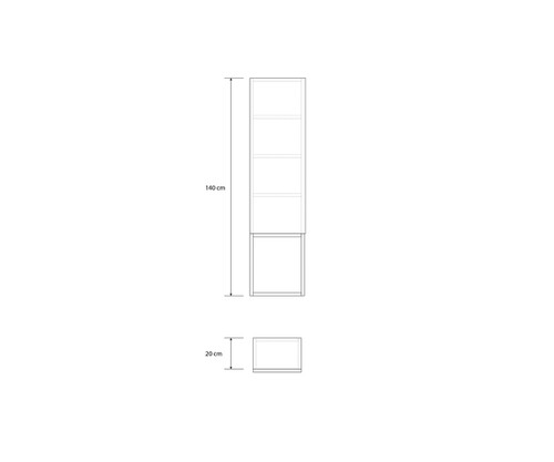 Complemento CARLIT 140 cm
