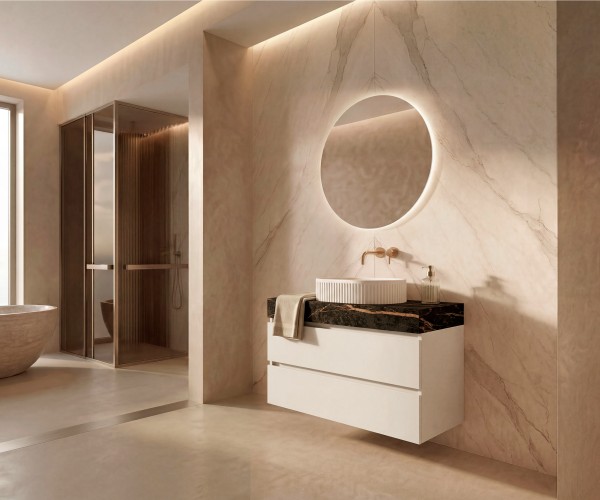 Pack BRIARE + encimera Dekton + lavabo estriado 2