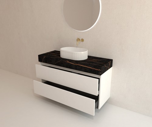 Pack BRIARE + encimera Dekton + lavabo estriado