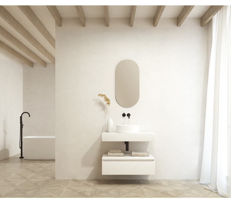 Pack DOMME + encimera Dekton + lavabo + espejo cápsula
