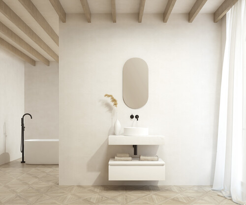 Pack DOMME + encimera Dekton + lavabo + espejo cápsula