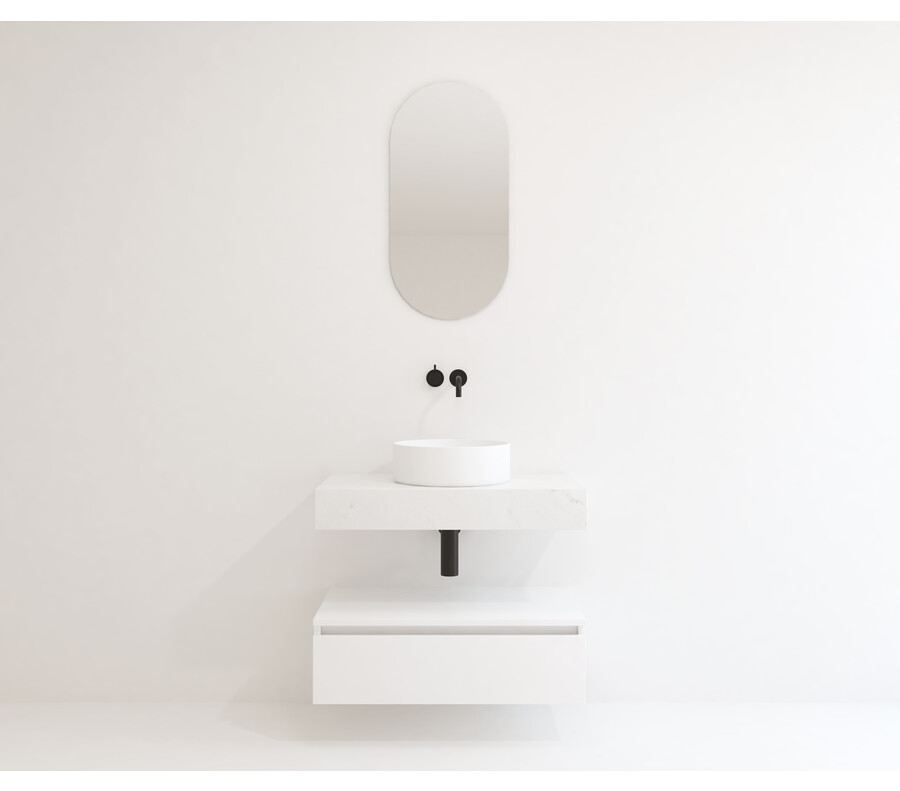 Pack DOMME + encimera Dekton + lavabo + espejo cápsula