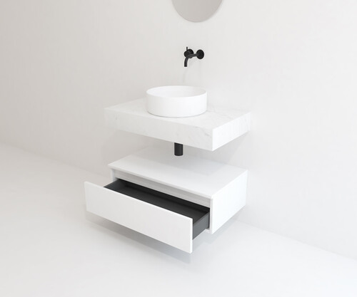 Pack DOMME + encimera Dekton + lavabo + espejo cápsula