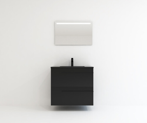 Pack DURANCE 2 cajones + lavabo + espejo LED