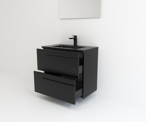 Pack DURANCE 2 cajones + lavabo + espejo LED