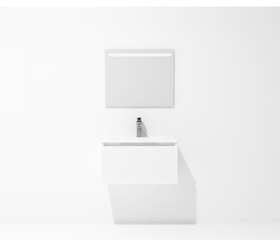 Pack FIN + lavabo profundidad reducida + espejo LED