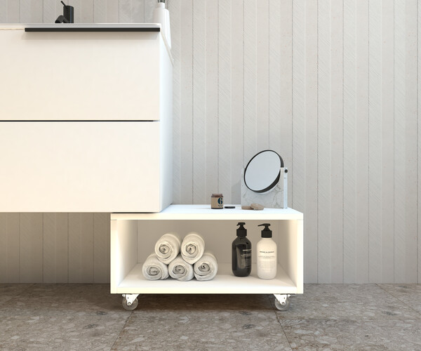 Mueble auxiliar con ruedas GROTTE 2