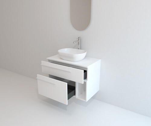Pack LIBOURNE + lavabo + espejo cápsula