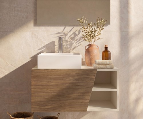 Pack CANNES + espejo LED + lavabo