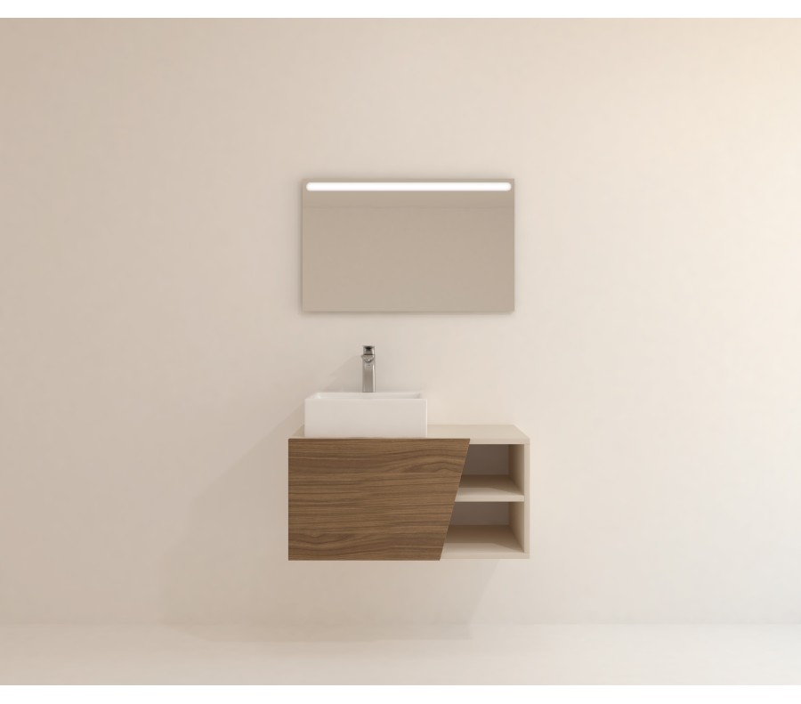 Pack CANNES + espejo LED + lavabo
