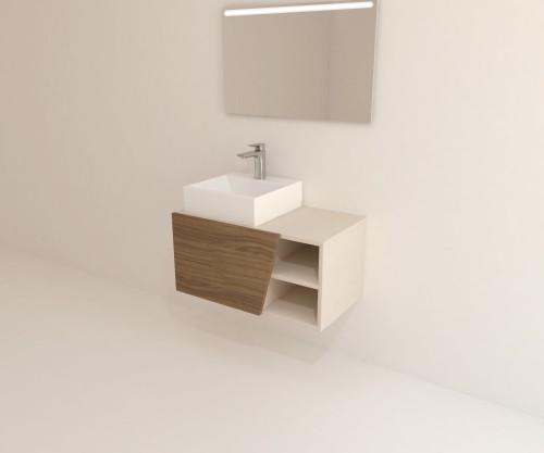 Pack CANNES + espejo LED + lavabo
