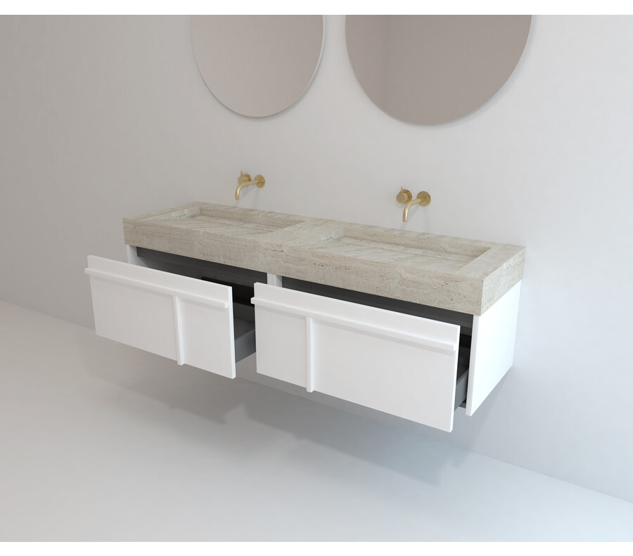Pack LOIRE + lavabo Dekton + espejo circular