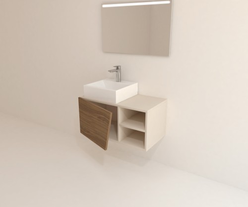 Pack CANNES + espejo LED + lavabo