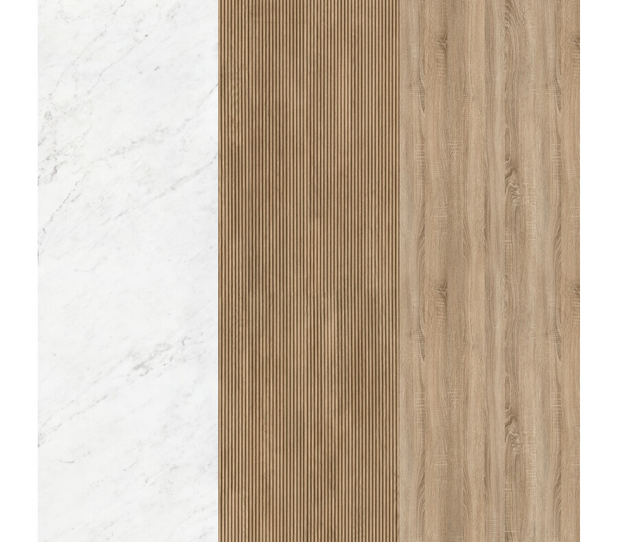 Pack LÉMAN + encimera dekton + lavabo + espejo circular
