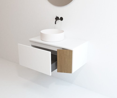 Pack MARSAN + lavabo + espejo circular