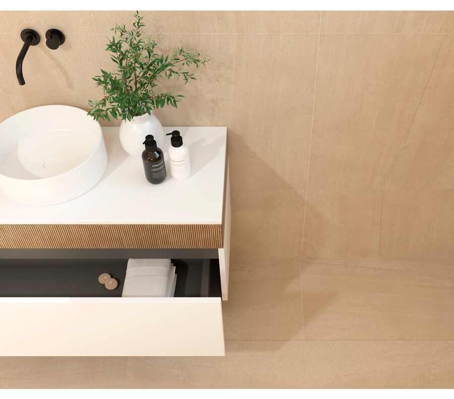Pack MIRMANDE + lavabo + espejo LED