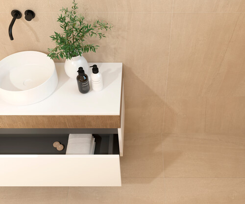 Pack MIRMANDE + lavabo + espejo LED