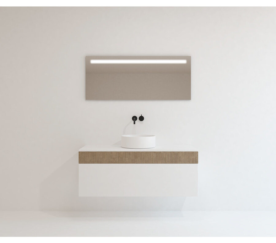 Pack MIRMANDE + lavabo + espejo LED