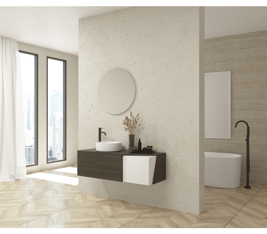 Pack MONTBEL + lavabo + espejo circular
