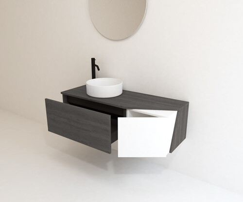 Pack MONTBEL + lavabo + espejo circular