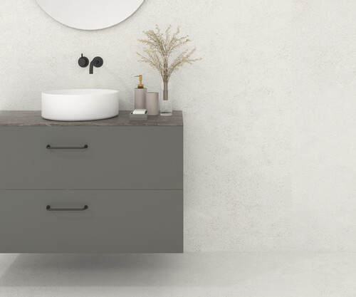 Pack MORLAIX + encimera Dekton + lavabo + espejo circular
