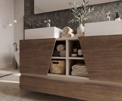Pack CANNES PLUS+ espejo LED + lavabo