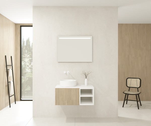 Pack CANIGOU + lavabo + espejo LED