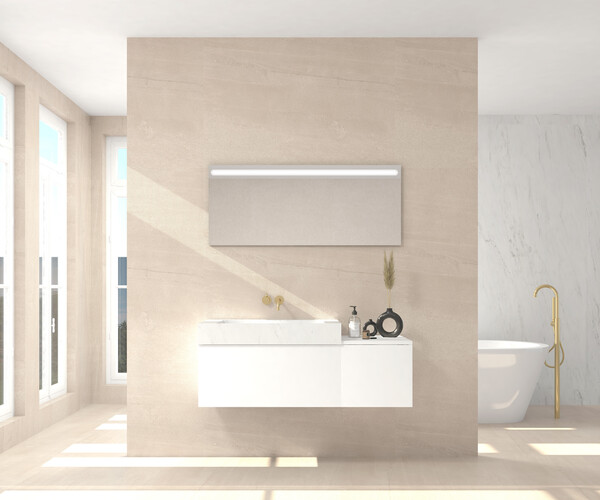 Pack NICEA + lavabo Dekton + espejo LED 2