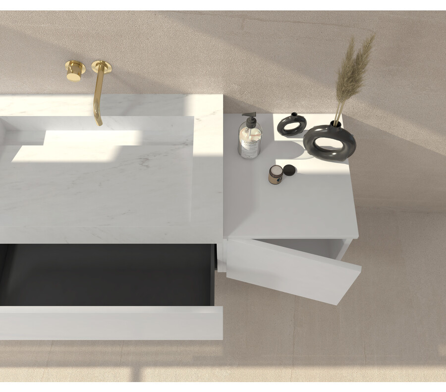 Pack NICEA + lavabo Dekton + espejo LED