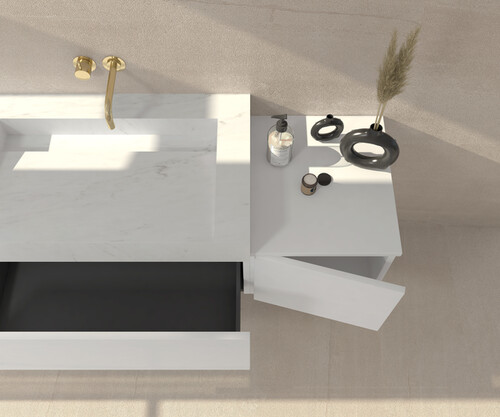 Pack NICEA + lavabo Dekton + espejo LED