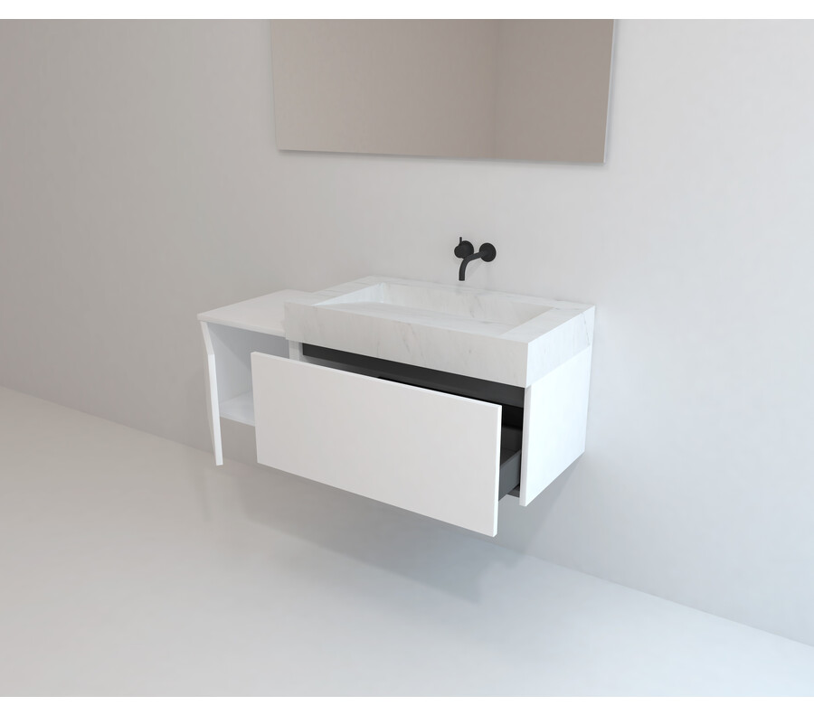 Pack NICEA + lavabo Dekton + espejo LED