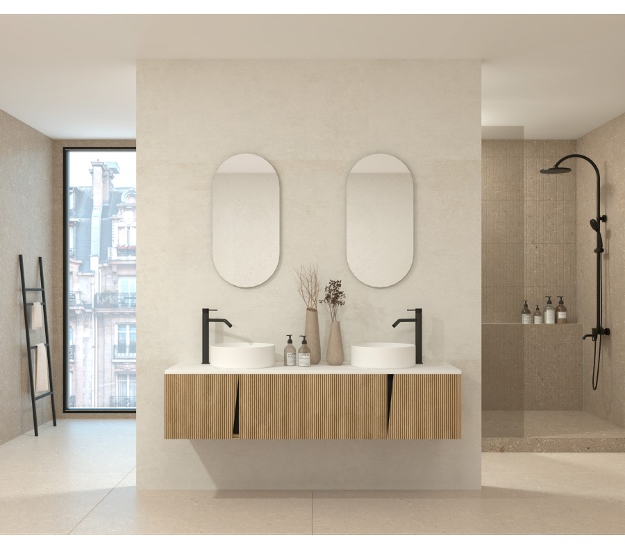 Pack NOYERS + lavabo + espejo cápsula