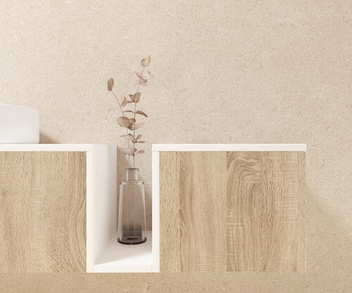 Pack POURTET + lavabo + espejo circular