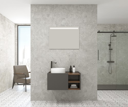 Pack RHÔNE + lavabo + espejo LED
