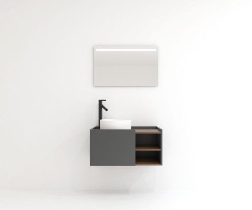 Pack RHÔNE + lavabo + espejo LED