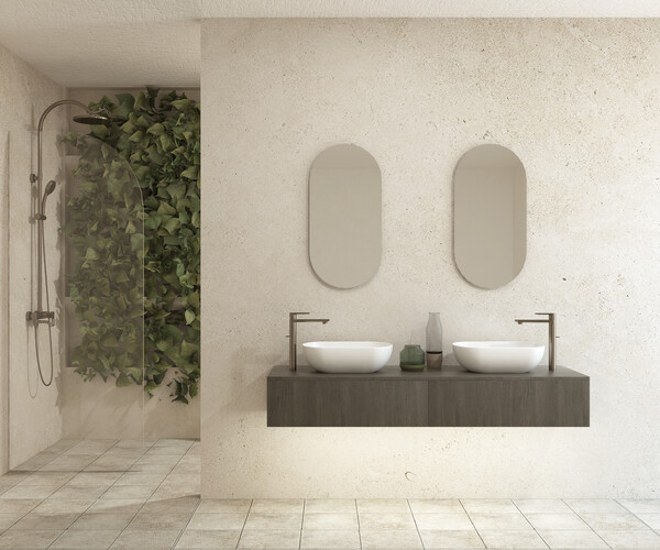 Pack SAIGNON + lavabo + espejo cápsula 2