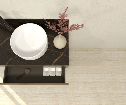 Pack SARLAT + encimera Dekton + lavabo + espejo cápsula