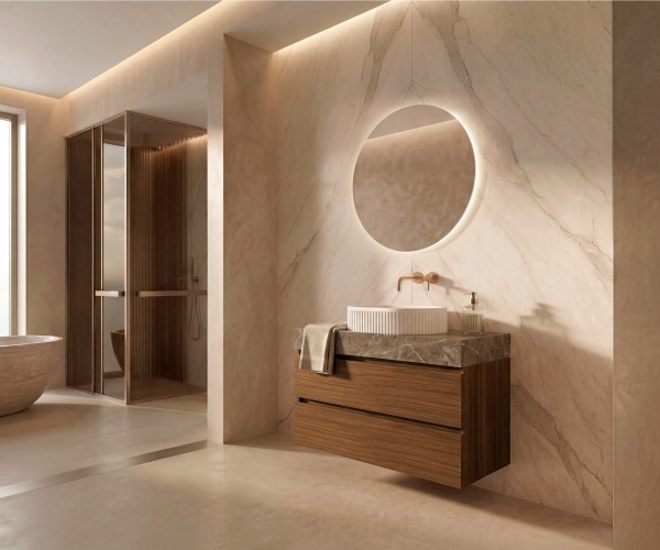 Pack BRIARE + encimera Dekton + lavabo estriado