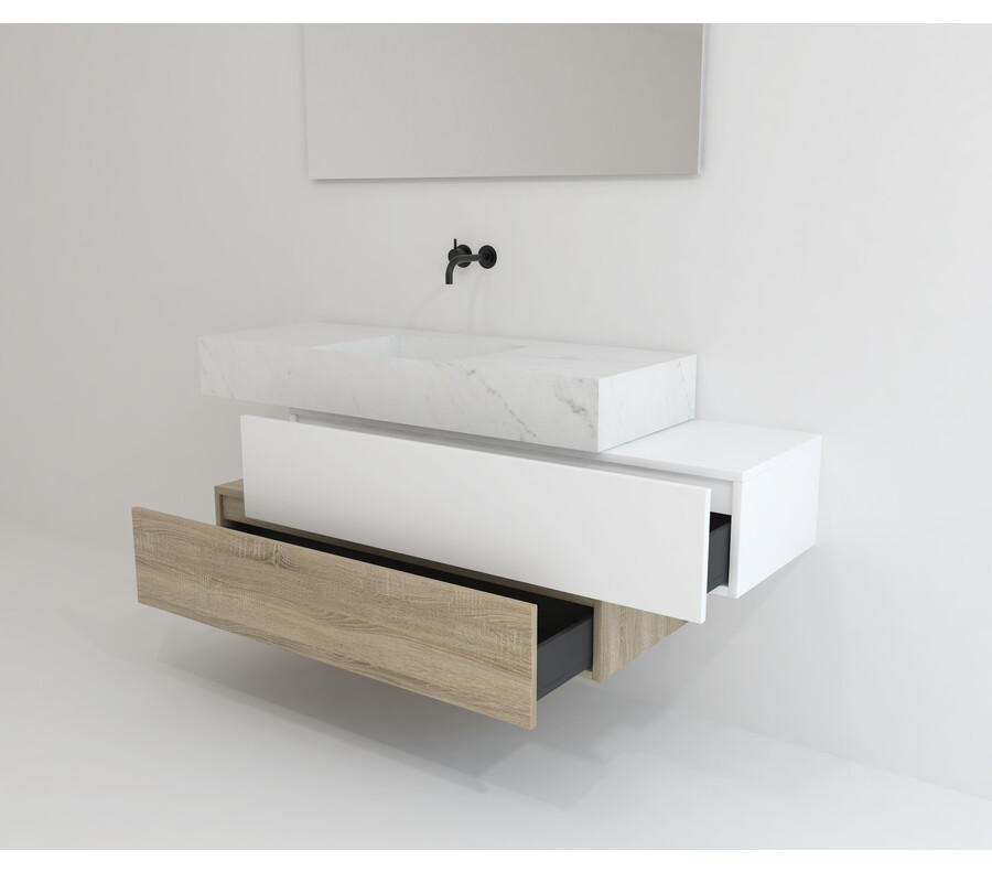 Pack SAVOIE + lavabo Dekton + espejo LED