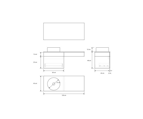 Pack VERSAILLES + lavabo + espejo LED
