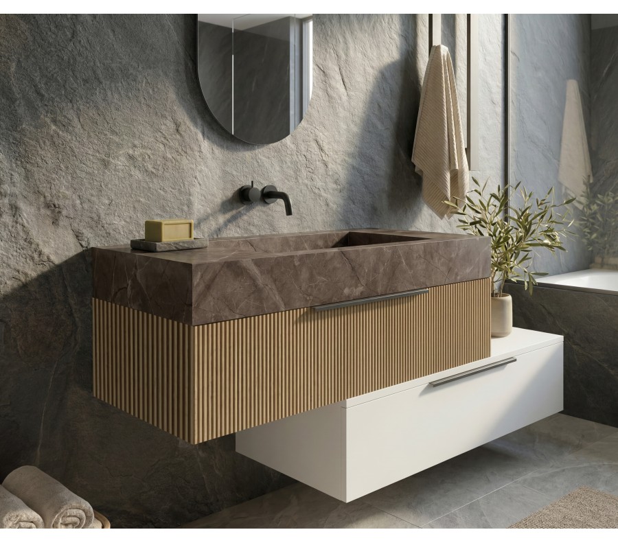 Pack AMBOISE + lavabo Dekton + espejo alma