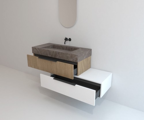 Pack AMBOISE + lavabo Dekton + espejo alma