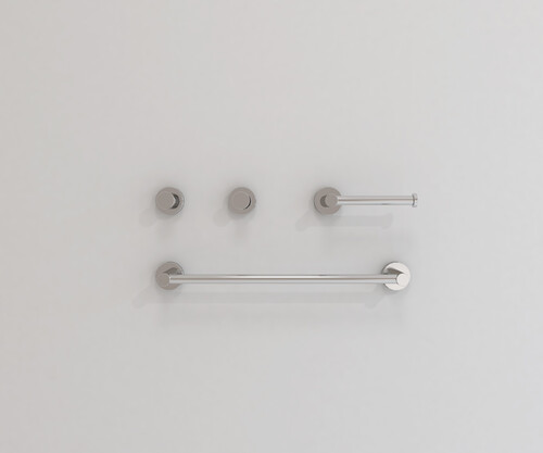 Pack accesorios SET BALI toallero + portarollos + doble percha