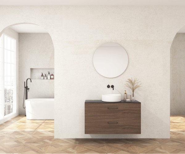 Pack MORLAIX + encimera Dekton + lavabo + espejo circular